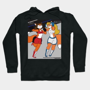 Foxy Boxing- AK Girl v Wondervixen (Art by HM Studios) Hoodie